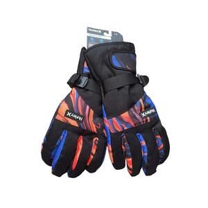 Hurley Men's Quad Pro Ski Snow Gloves Size L /XL Multicolor New! NWT